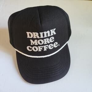 Dutch bros drink more coffee trucker hat OSFA